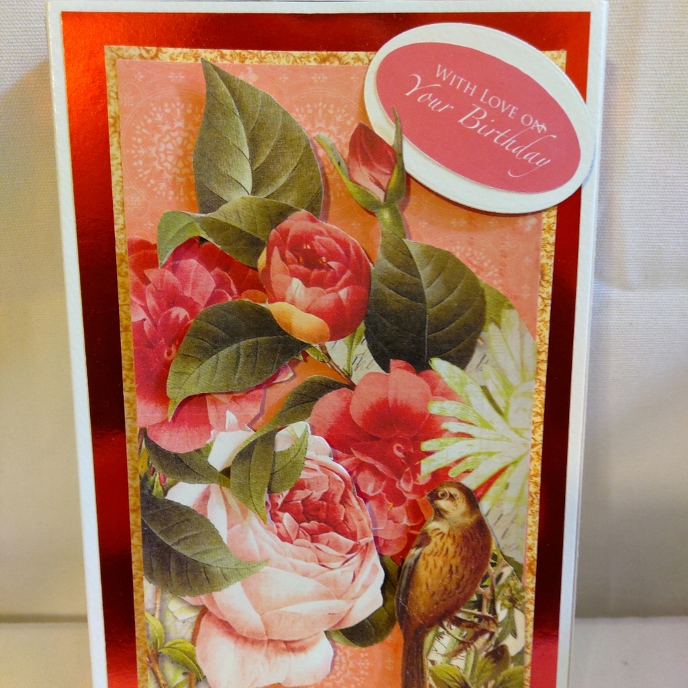 *New* Birthday handcrafted boxed, photo journal, album.  " Birthday Wishes"